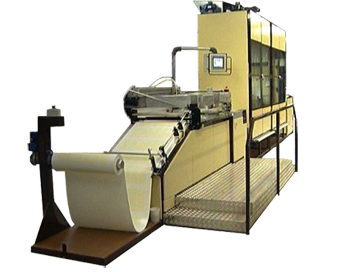 Reel-to-reel decal printing machine