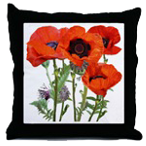 poppy cushion